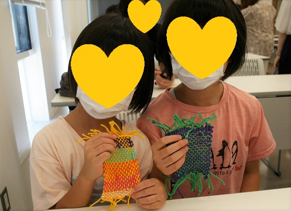 上手に織れました！